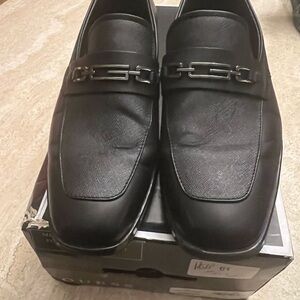 Guess Men's Black Slip-On Loafers